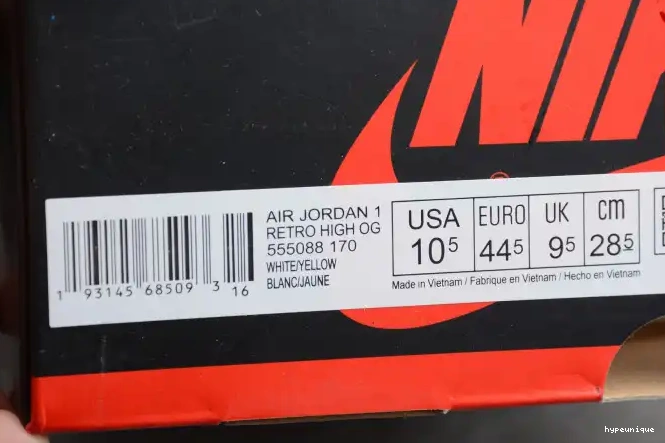 HYPE Retro 555088-170 OG High Air Class 1 Jordan Flight First 0527